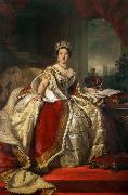 Franz Xaver Winterhalter Queen Victoria (mk25) France oil painting artist